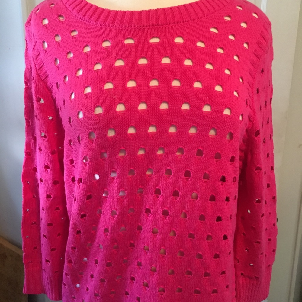 Alia Hot Pink Sweater